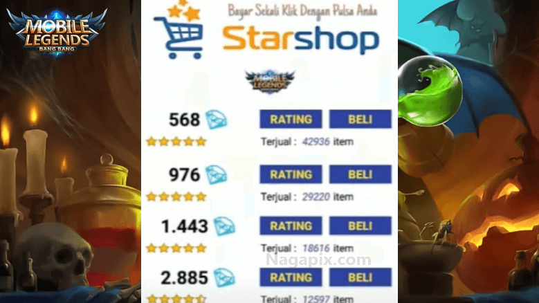 Star Shop Apk Mobile Legends Top Up Diamond Termurah !